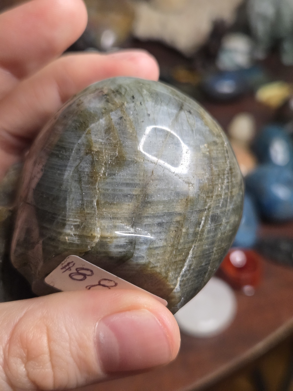 Labradorite Carved Skull - Picture 9 of 16